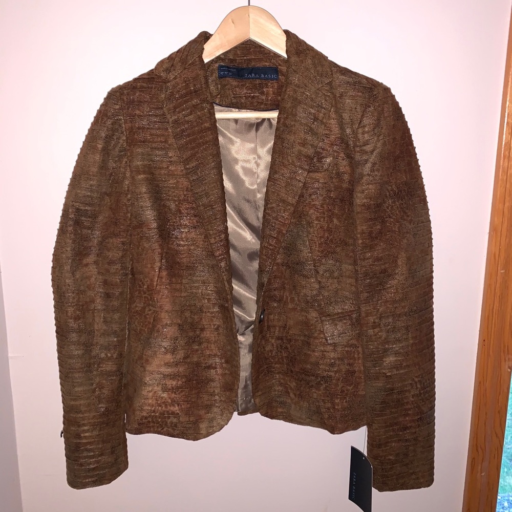Zara brown blazer